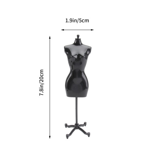 10Pcs Mini Doll Mannequin Rack For Clothes Display 1