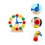 1Pc Wooden Number Clock Toy Educational Teaching Tool 9