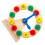 1Pc Wooden Number Clock Toy Educational Teaching Tool 10