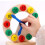 1Pc Wooden Number Clock Toy Educational Teaching Tool 4