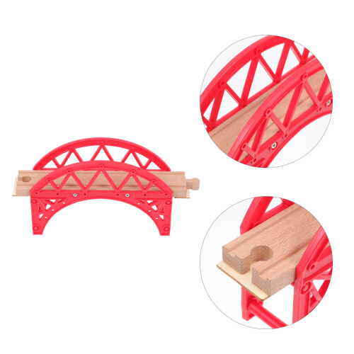 1Pc Creative Train Track Bridge Plastic Educational Toy For Kids 2