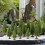 15Pcs Green Scenery Landscape Cedar Trees For Model Railroad Layout 5