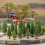15Pcs Green Scenery Landscape Cedar Trees For Model Railroad Layout 10