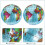 2 Pcs Globe Ball For Kids Educational Geography Toy 8