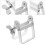 Hair Dye Squeezer Toothpaste Extruder Aluminum Alloy Tool Silver 6