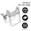 Hair Dye Squeezer Toothpaste Extruder Aluminum Alloy Tool Silver 9