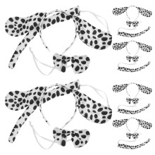 6Sets Dieren Cosplay Set Met Oren, En Strik Verkleed