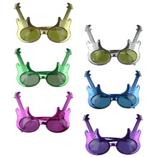 6Pcs Party Decorative Glasses Prank Eyewear Guitar Design
