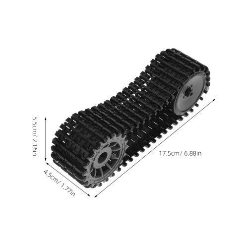 Diy Robot Crawler Tank Tracks With Gear Kit And Remote Control 2