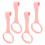 4Pcs Baby Bed Standing Rings Pull Toy For Newborn 11