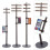 Miniature Plastic Telegraph Poles Set For Diy Decoration 6