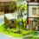 Miniature Plastic Telegraph Poles Set For Diy Decoration 11