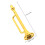 1 Set Mini Plastic Musical Instrument Model 2