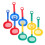 8Pcs Plastic Beach Sand Sifter With Long Handle For Kids 6