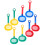 8Pcs Plastic Beach Sand Sifter With Long Handle For Kids 5