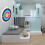 1Pc Archery Garden ABS Plastic Kids Arrow Target Hanging Game 7
