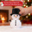4Pcs Mini Cylinder Hats Small Top Hat Decorative Snowman Doll Cap 9