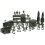 56Pcs Military Plastic Soldier Model Toy Figures Accessories Kit 1