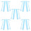 5 Sets Doll House Skis Mini Diy Skiing Props Models 8