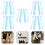 5 Sets Doll House Skis Mini Diy Skiing Props Models 5