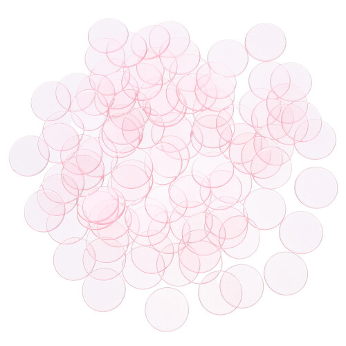 100Pcs Translucent Markers Plastic Counting Chips Game Supplies 2