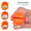 25 Pcs Plastic Hollow Openable Round Raffle Game Balls 9