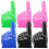 6Pcs Foam Fingers Gloves For Sporting Events 6