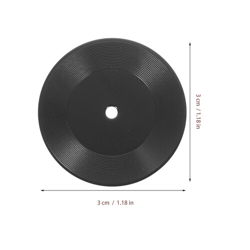 12Pcs Mini Simulated Record Model Doll House Decor Accessories 2