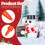 300Pcs Plastic Snowman Nose Winter Christmas Making Accessories 6