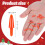 300Pcs Plastic Snowman Nose Winter Christmas Making Accessories 2