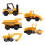 2 Ensembles Jouets Alliage Mini Plastique 10