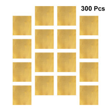 300Pcs Gold Tin Foil Food Grade Wrapping Paper For Tea Candy