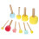 10Pcs Round Paint Sponge Brushes Mini Diy Tool Assorted Colors 4