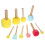 10Pcs Round Paint Sponge Brushes Mini Diy Tool Assorted Colors 11