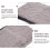 One Pair Elastic Chair Armrest Cover Plush Protective Sleeve 9