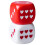 2Pcs Heart Pattern Multi Sided For Board Games And Party Props 4