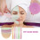 5Pcs Mini Silicone Mask Bowls With 10Pcs Makeup Spatulas 9