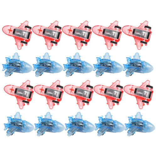 24Pcs Pull Back Airplanes Playset Transparent Plane Toys Random Color 2