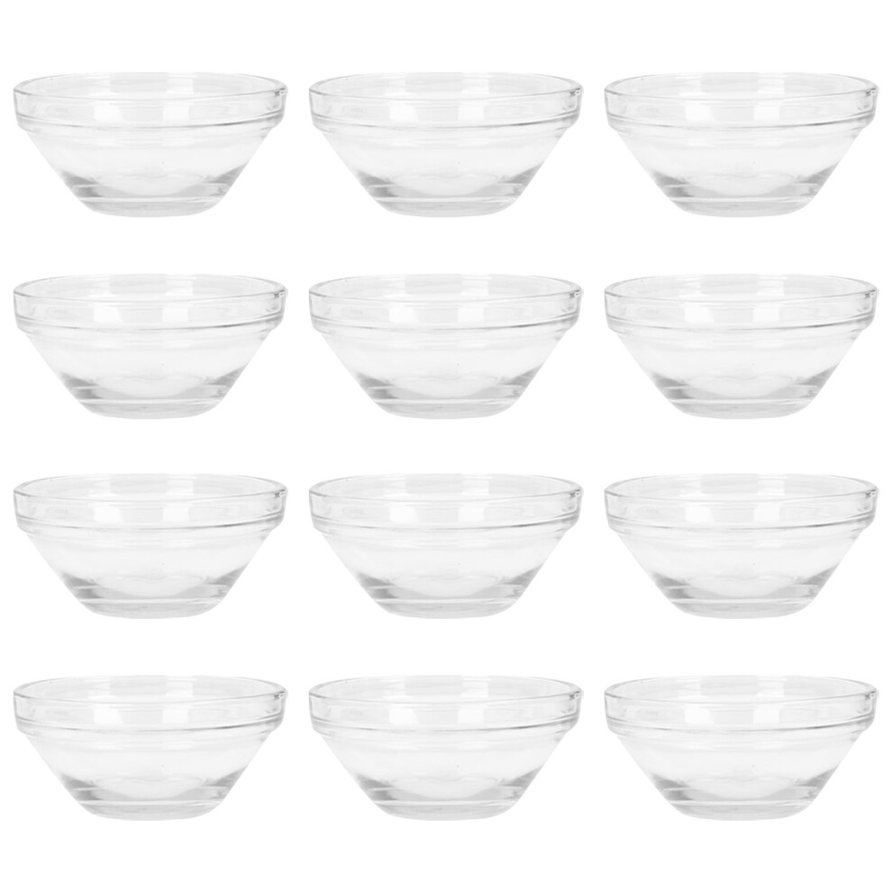Vaguelly 12Pcs Glass Facial Mask Bowls For Essential Oils And Spa Mixing