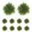 10Pcs Artificial Grass Clusters For Model Train Dollhouse Landscaping 8