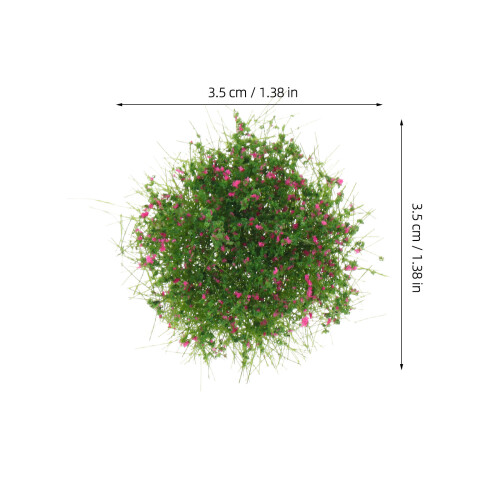 10Pcs Artificial Grass Clusters For Model Train Dollhouse Landscaping 1