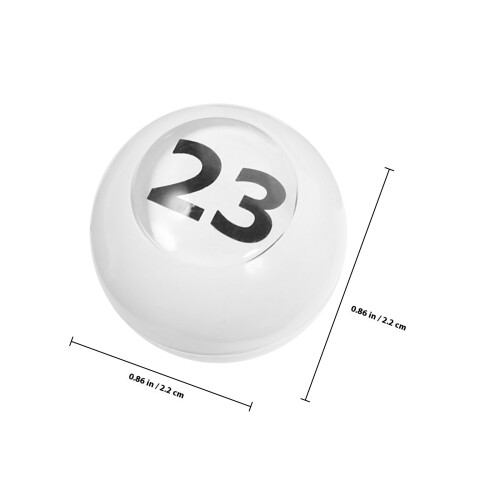 50Pcs Colored Window Number Balls Activity Set 1