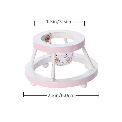1Pc Baby Walker Prop Mini House Decor Accessory 1