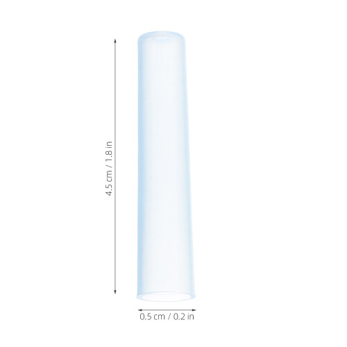 50Pcs Pencil Tip Covers Plastic Pen Extender Holder For School Home 2