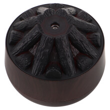 Flame Humidifier: Wood Grain 300ml Diffuser For Home Office