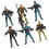 6Pcs Special Forces Soldier Models With Moveable Arms And Legs 8