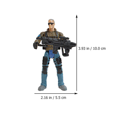6Pcs Special Forces Soldier Models With Moveable Arms And Legs 1