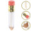 12Pcs Pencil Shaped Clear Refillable Lip Gloss Tubes Containers 7