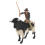 1 Set Realistic Cowboy Bullfighting Statue Toy 1