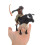 1 Set Realistic Cowboy Bullfighting Statue Toy 6
